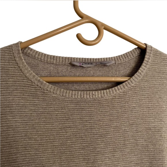 ATHLETA Aster Ribbed Knit Raglan Sweater Tunic Size Small - Picture 5 of 7